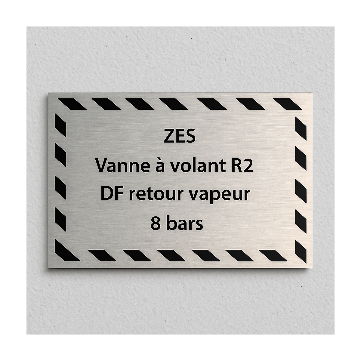Plaque constructeur pour remorque Plaque de transformation en aluminium