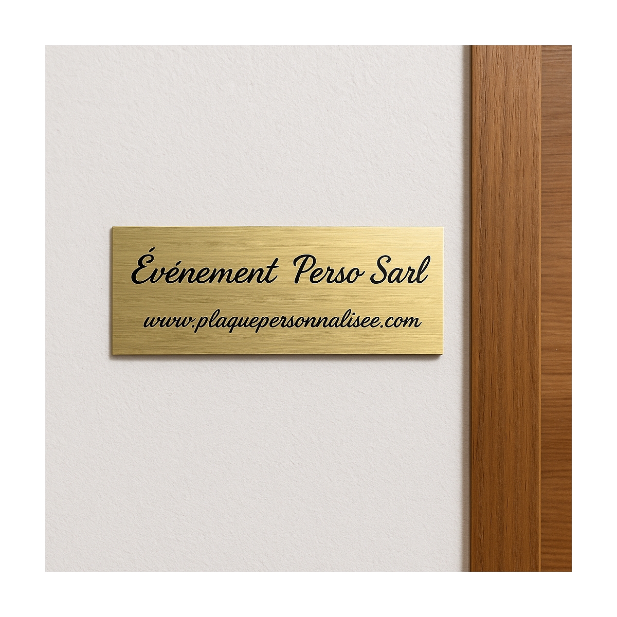 Petite plaque de porte laiton à personnaliser | Plaque Personnalisée Petite plaque de porte laiton à personnaliser | Plaque Personnalisée