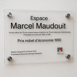 Plaque commémorative gravée au meilleur prix - Inauguration - Plexi