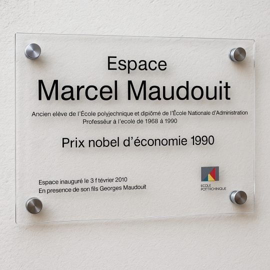 Plaque commémorative gravée au meilleur prix - Inauguration - Plexi Plaque commémorative gravée au meilleur prix - Inauguration - Plexi