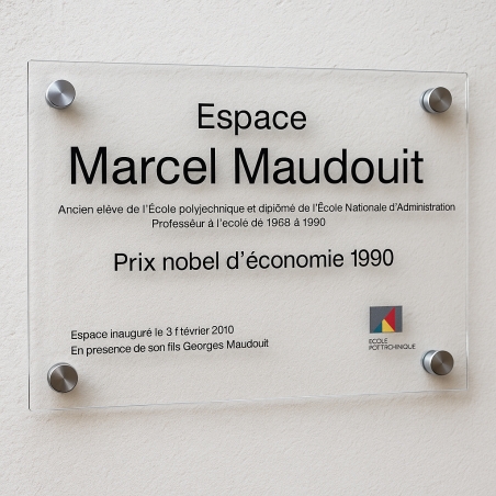 Plaque commémorative gravée au meilleur prix - Inauguration - Plexi