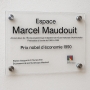 Plaque commémorative gravée au meilleur prix - Inauguration - Plexi Plaque commémorative gravée au meilleur prix - Inauguration - Plexi
