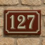 Numéro de porte ou de rue en plexiglass - Plaque Maison pas cher