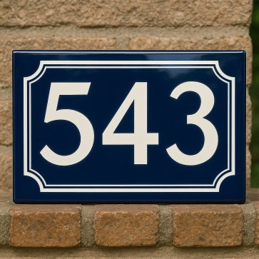 Numéro de rue en acrylique à personnaliser | Plaque Personnalisée