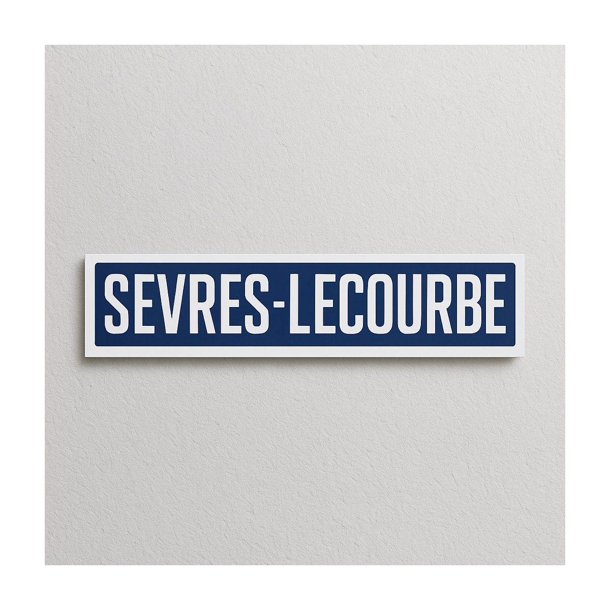 Réplique de signalisation arrêt de métro PARIS | Plaque Personnalisée