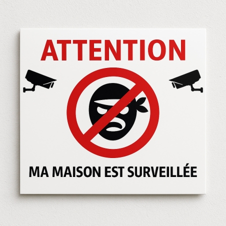 panneau vidéo surveillance pas cher - Achat en ligne  Picto  format A4