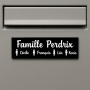Plaque boîte aux lettres personnalisée | Plaque Personnalisée