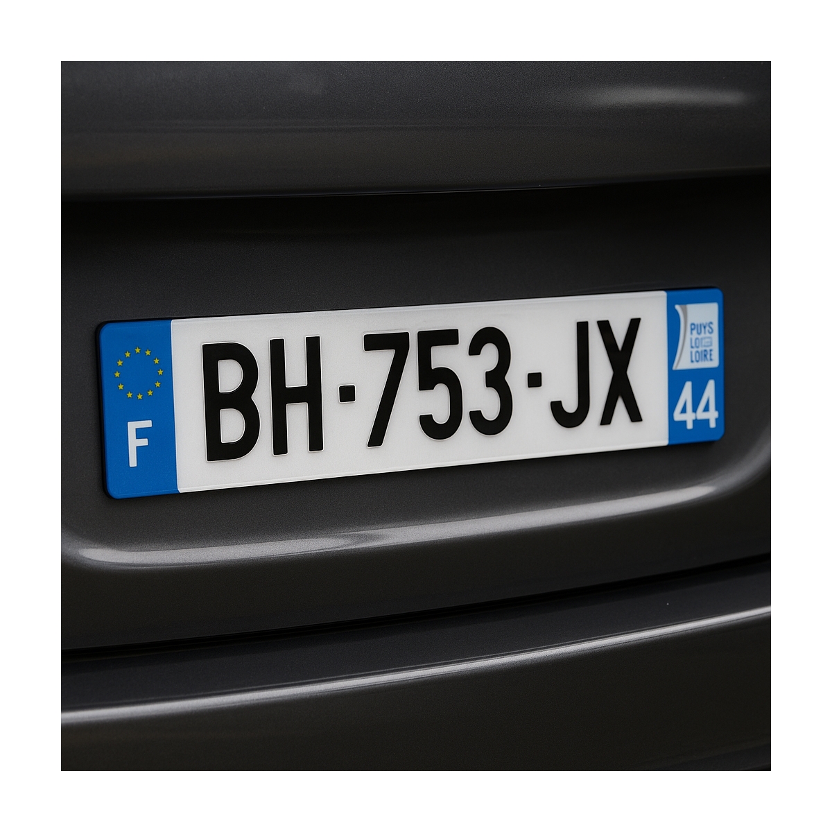 Plaque Immatriculation personnalisée - Homologuée - Plexiglass - Auto