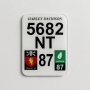 Plaque Immatriculation personnalisée pour véhicule d'exception