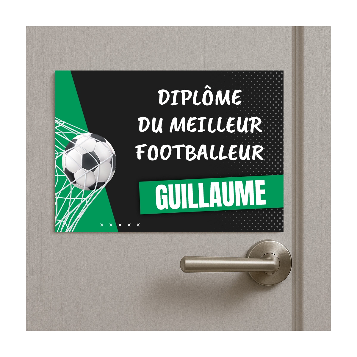 Plaque Diplôme Football personnalisable | Plaque Personnalisée Plaque Diplôme Football personnalisable | Plaque Personnalisée
