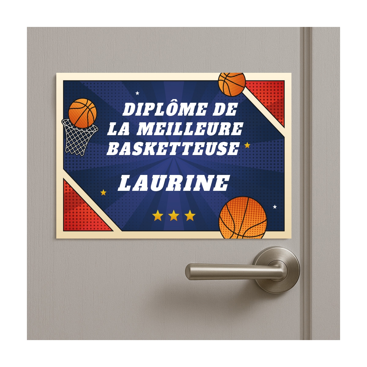 Plaque Diplôme Basket personnalisable | Plaque Personnalisée Plaque Diplôme Basket personnalisable | Plaque Personnalisée