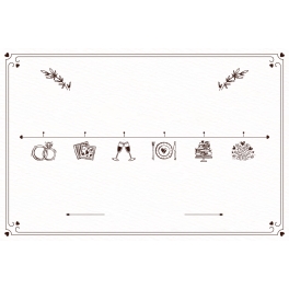 Plaque planning mariage à personnaliser | Plaque Personnalisée