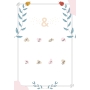 Plaque plan de table mariage à personnaliser | Plaque Personnalisée