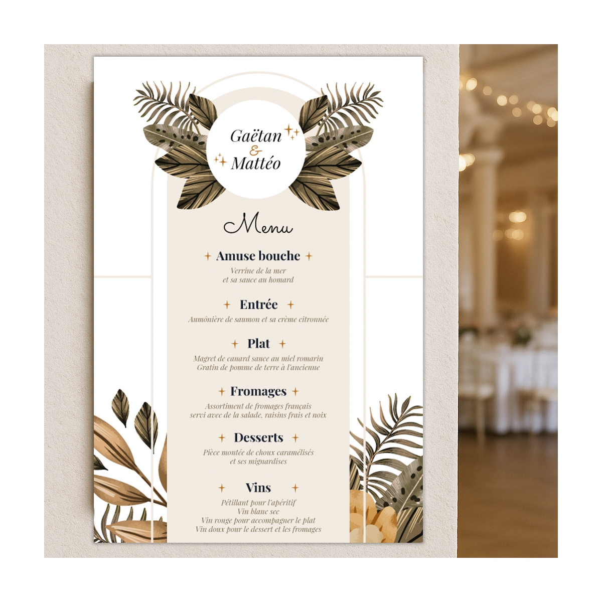 Plaque plan de table mariage à personnaliser | Plaque Personnalisée Plaque plan de table mariage à personnaliser | Plaque Personnalisée