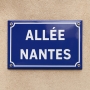 Créateur de plaque de rue en Email | Plaque Personnalisée