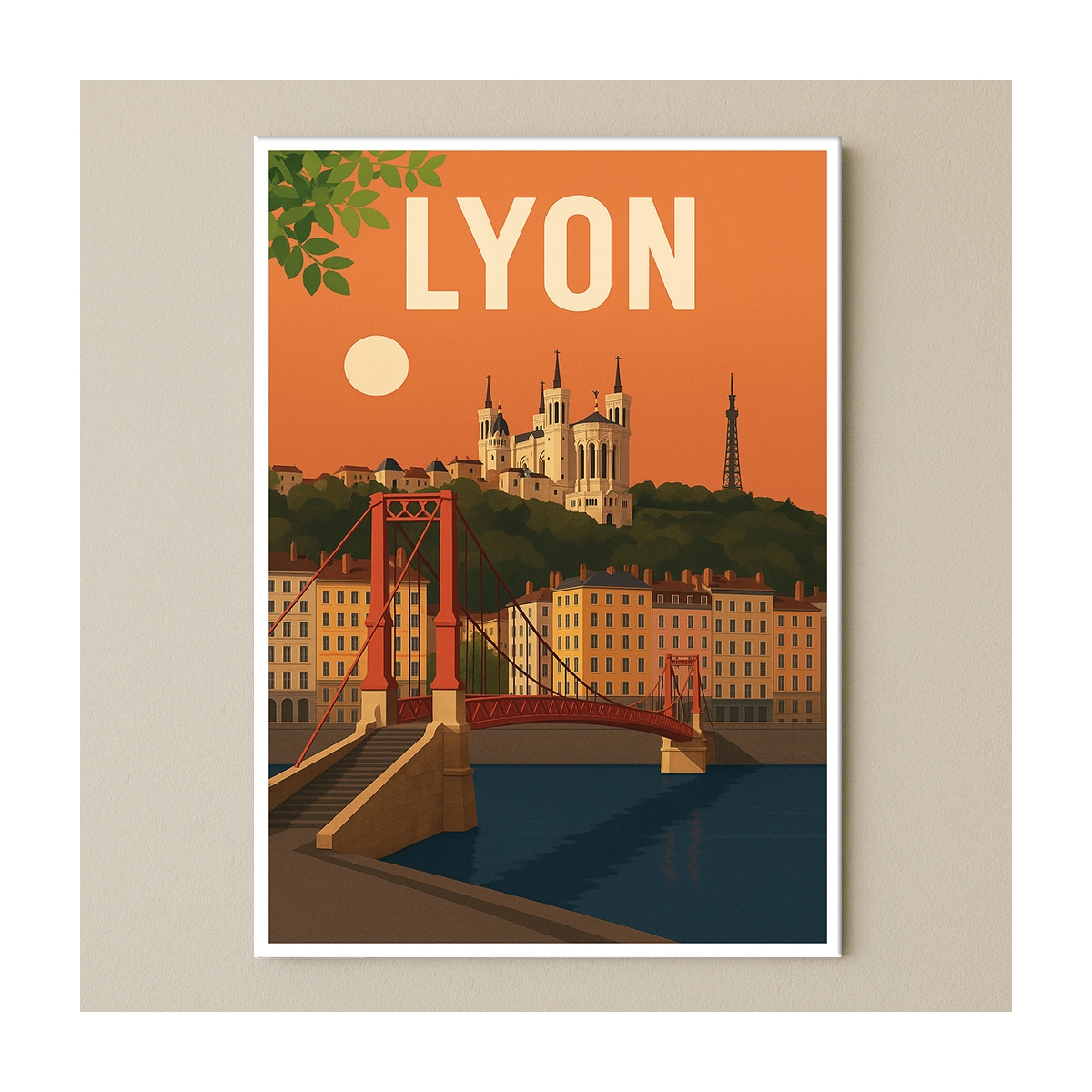 Plaque de ville Lyon pour décoration | Plaque Personnalisée Plaque de ville Lyon pour décoration | Plaque Personnalisée