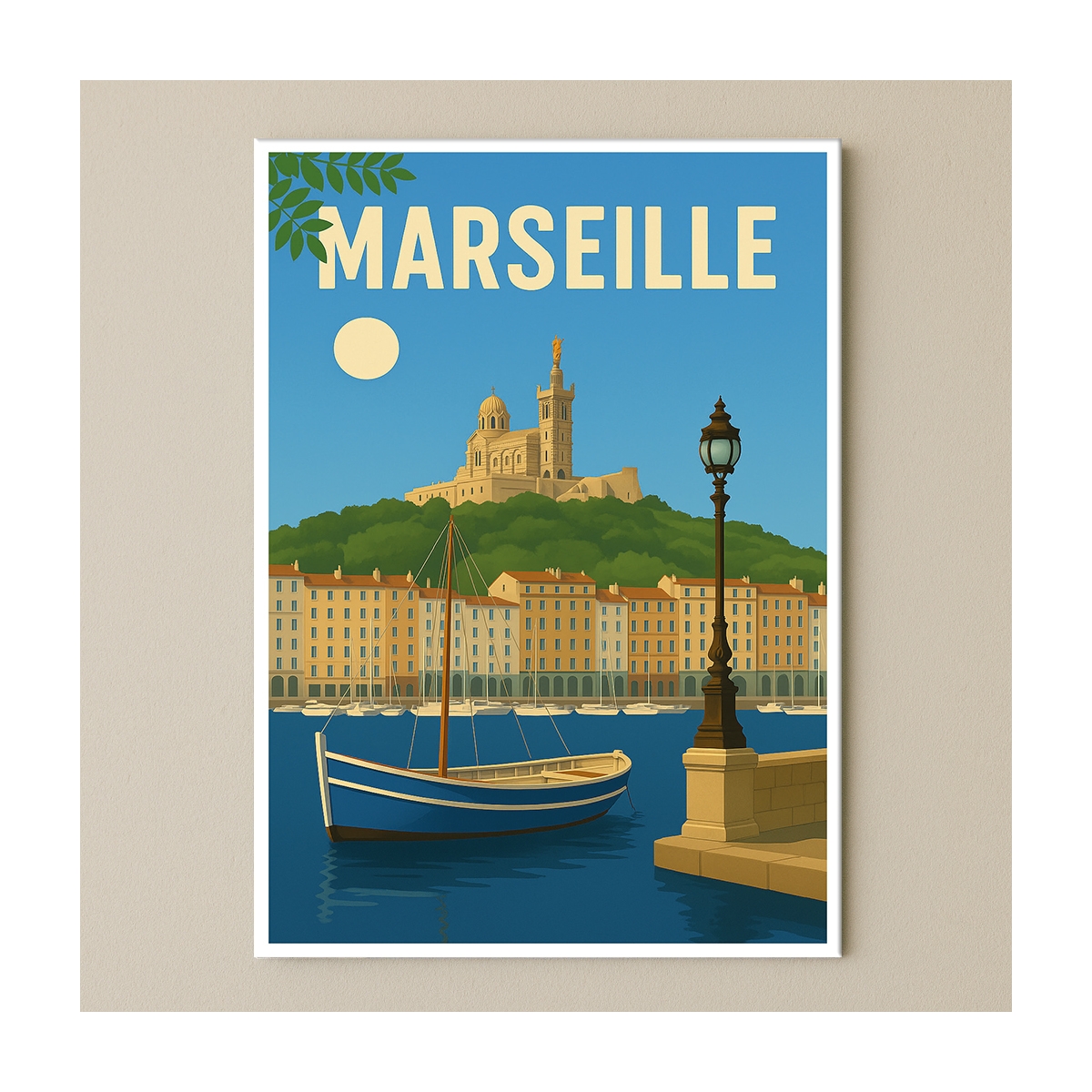 Plaque de ville Marseille pour décoration | Plaque Personnalisée Plaque de ville Marseille pour décoration | Plaque Personnalisée