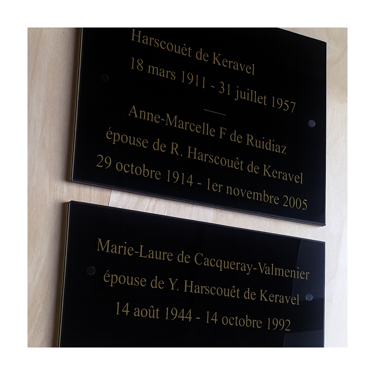 Plaque funéraire Plexiglass personnalisable | Plaque Personnalisée Plaque funéraire Plexiglass personnalisable | Plaque Personnalisée