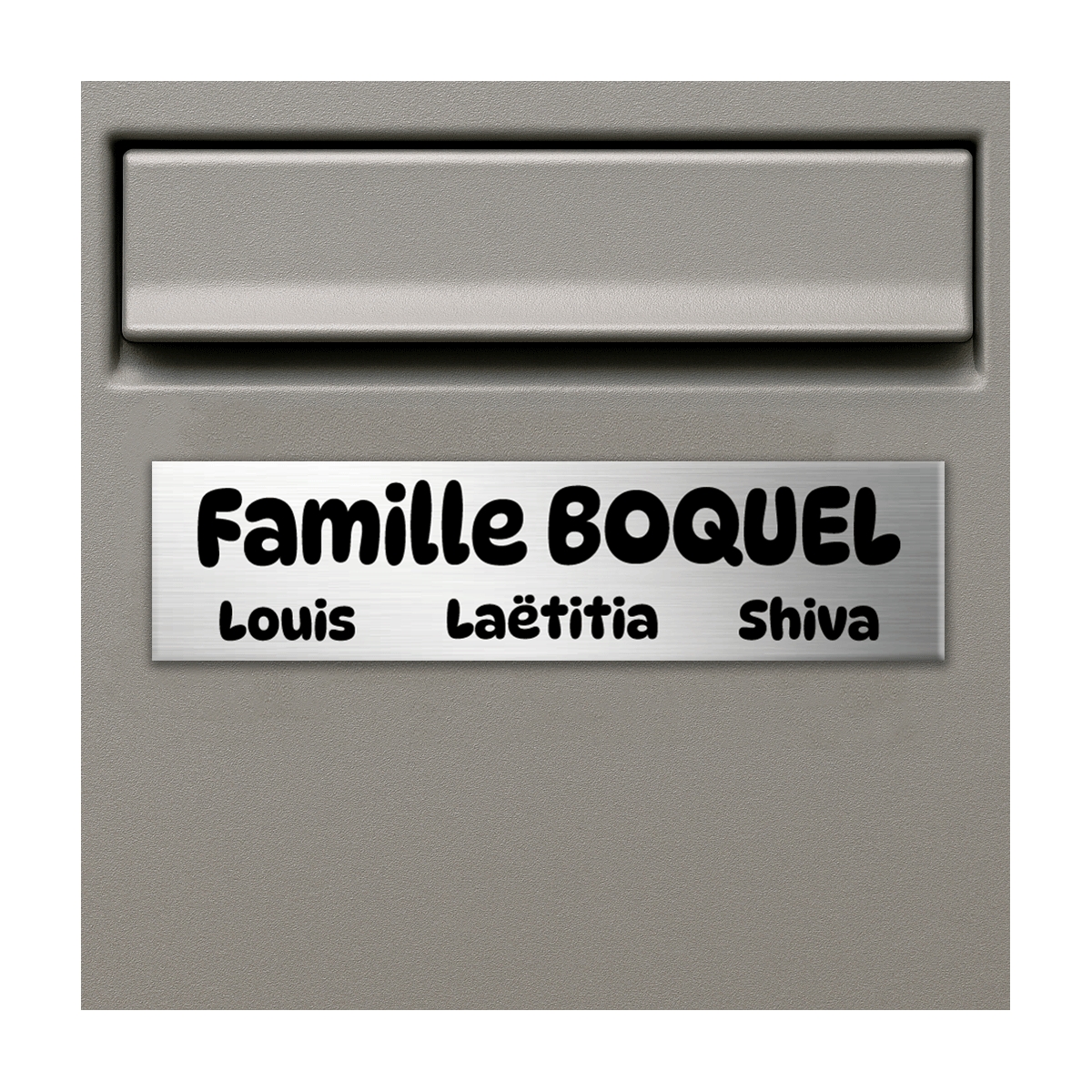 Plaque boîte aux lettres personnalisée en métal | Plaque Personnalisée Plaque boîte aux lettres personnalisée en métal | Plaque Personnalisée
