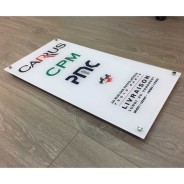 Enseigne plexi quadri