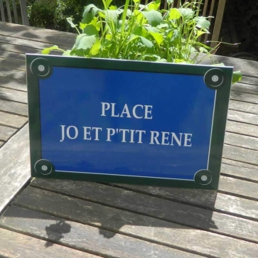 Plaque Parisienne Alu