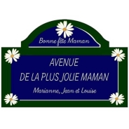 Plaque parisienne Marguerite Cadeau