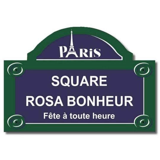Plaque parisienne Tour Eiffel Cadeau Plaque parisienne Tour Eiffel Cadeau