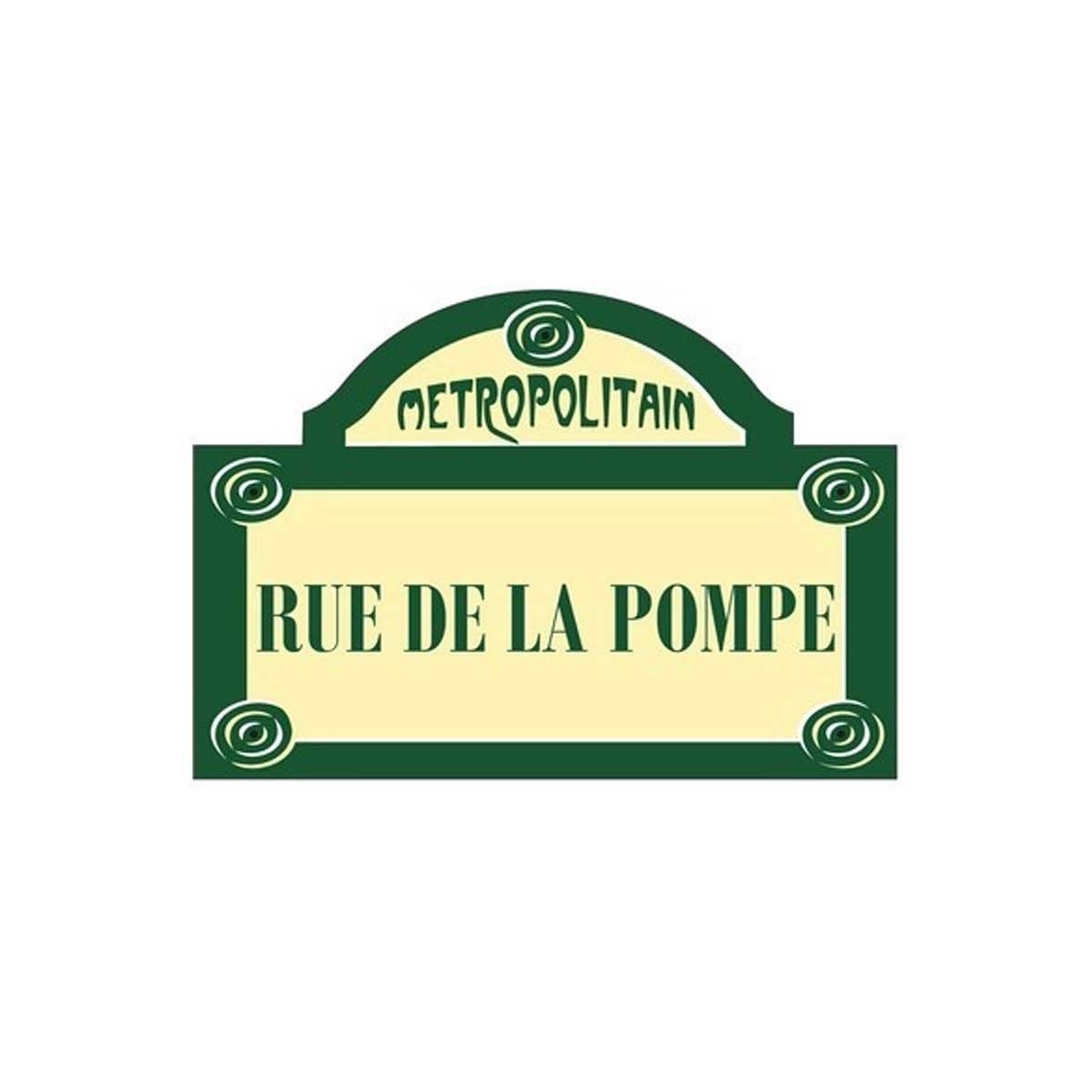 Plaque cadeau station métro