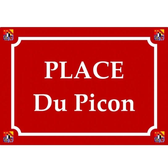 Plaque département 4 blasons
