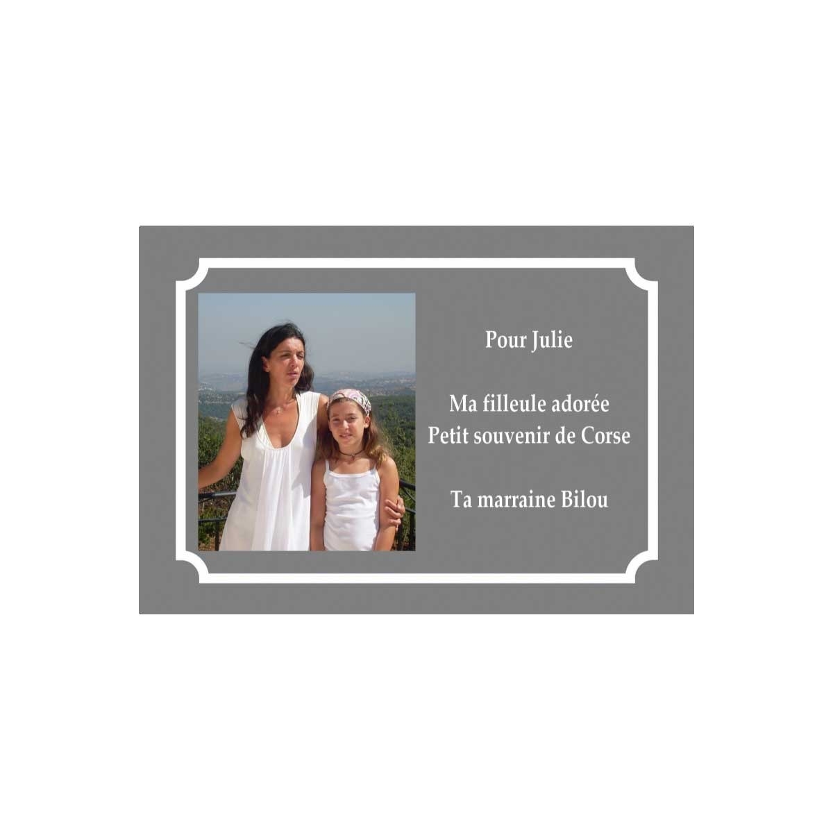 Plaque cadeau evenement