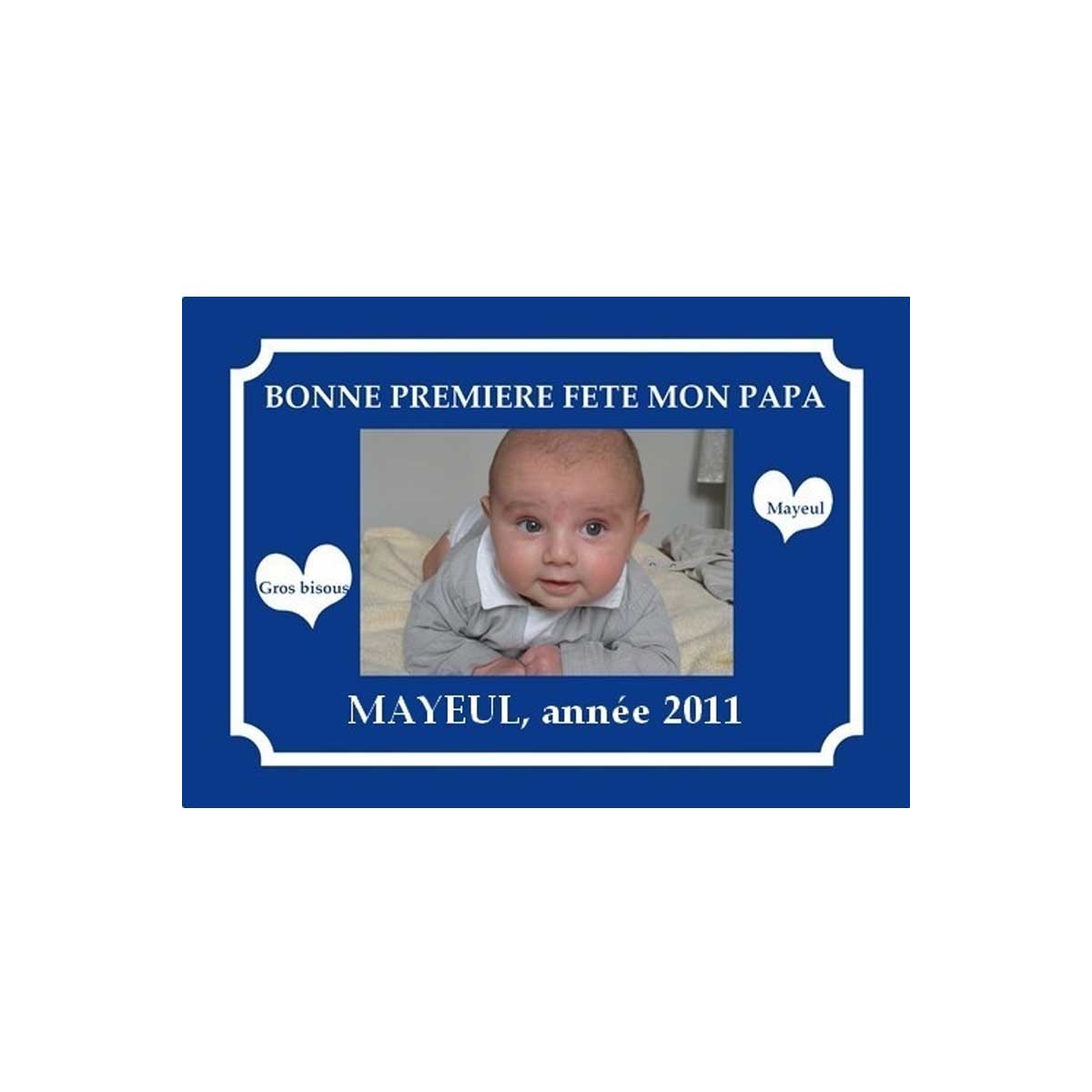 plaque naissance coeurs