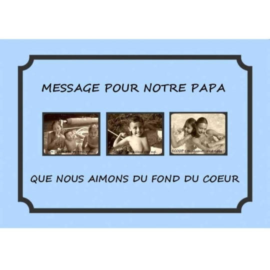 Plaque cadeau photo souvenir Plaque cadeau photo souvenir