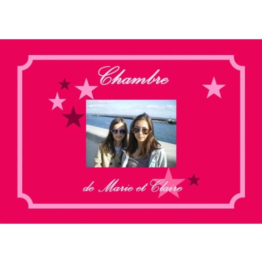 Le cadeau personnalisé pour les stars en herbe - Plaque de rue + photo