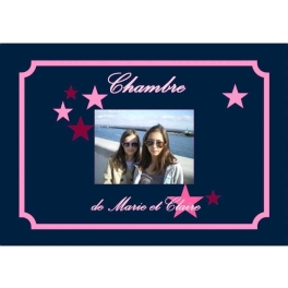 Le cadeau personnalisé pour les stars en herbe - Plaque de rue + photo
