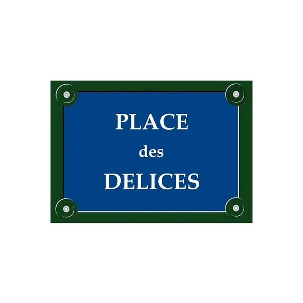 plaque parisienne magnétique