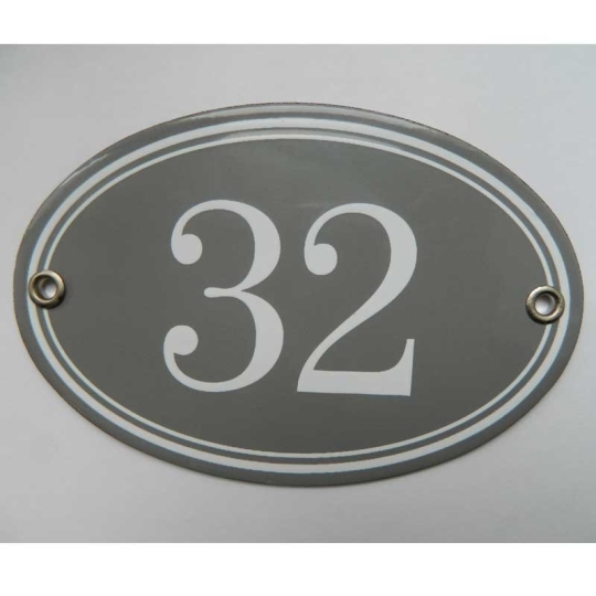 Numéro de rue ovale Numéro de rue ovale