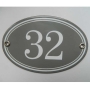 Numéro de rue ovale Numéro de rue ovale